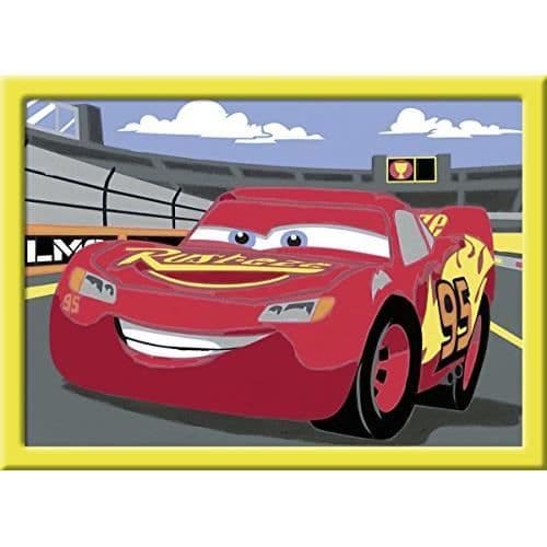Ravensburger Måla efter nummer - Flash McQueen (27843) — barnkit