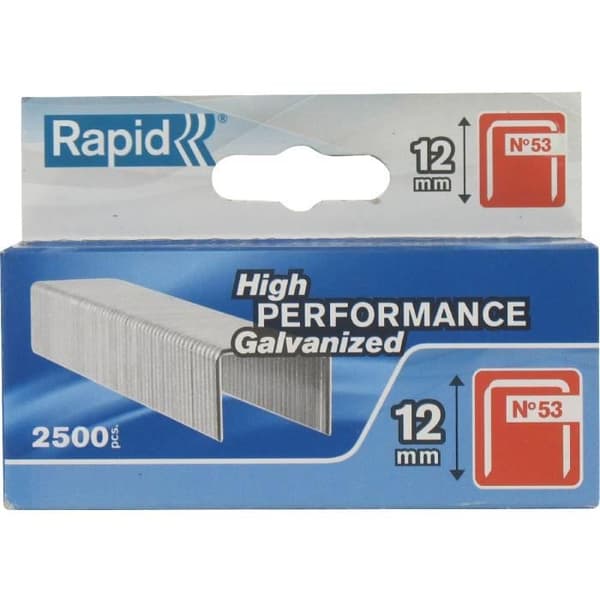 RAPID Staples N°53/12 i fin tråd 2500 st