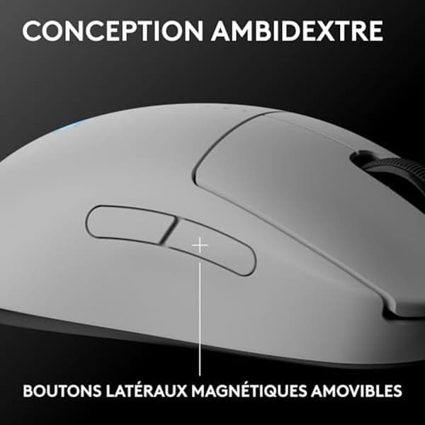 Spelmus - Logitech - Pro 2 - Trådlös - 32k DPI - 4 Anpassningsbara Knappar