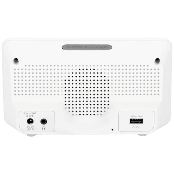 Radio-väckarklocka - TECHNISAT - DIGITRADIO 50 SE - DAB/DAB+/FM - Vit - Väkningsfunktion