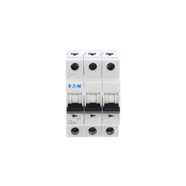 Brytare 3P - EATON - PL6-B16/3 - 16 A - 6 kA - Vit