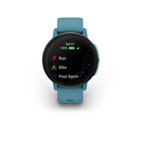 Smartklocka - GARMIN - Bounce 2 - 1,2" - GPS - Wi-Fi - Turkos