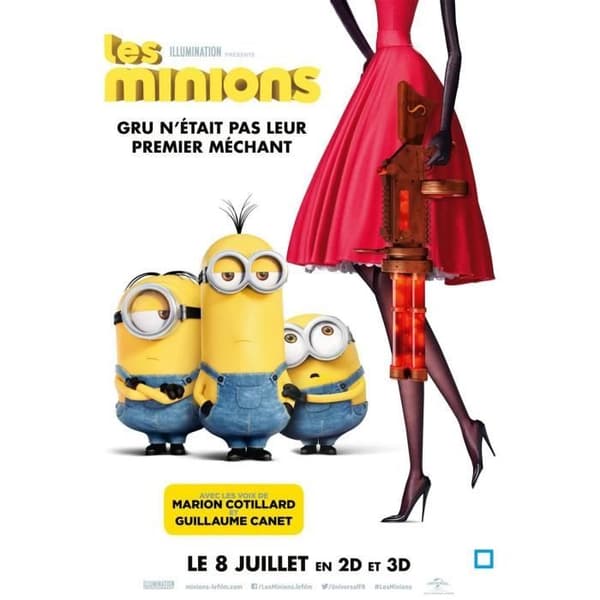 Blu-Ray Minions + Despicable Me 1 & 2