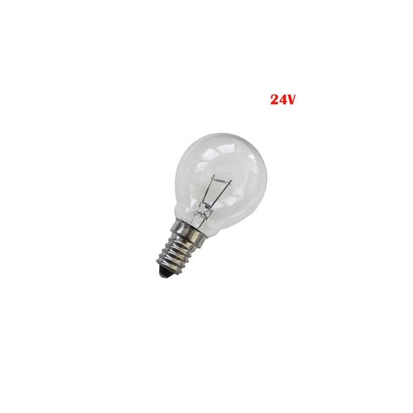 Glödlampa Spherical Transparent 40w E14 - 24v