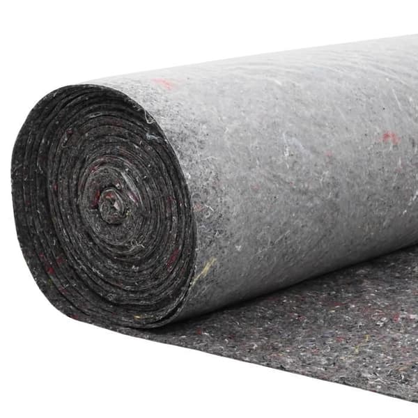 Duk för damm - 1000 g/m² - 1 x 10 m - Polyester - Grå