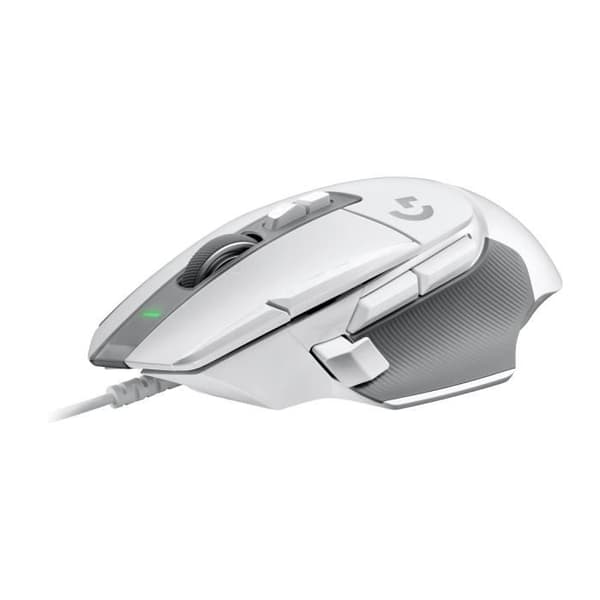 Spelmus - Kabelansluten - Logitech G - G502 X - Vit