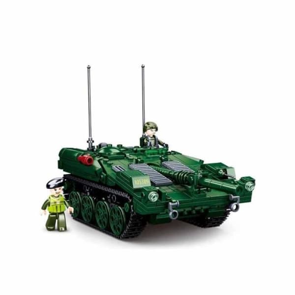 Byggset - SLUBAN - STRV103 M38-B1010 - 692 bitar - Plast - Grön