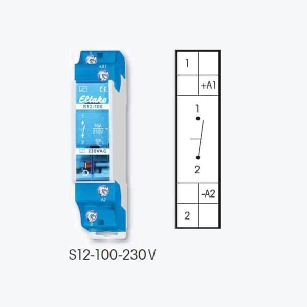Eltako S12-100-230V Elektromagnetiskt impulsrelä
