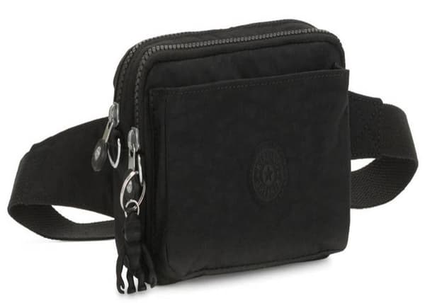 Crossbody axelväska - kipling - Basic Abanu Multi - Svart - 100 % polyamid - 22x15x4,5cm