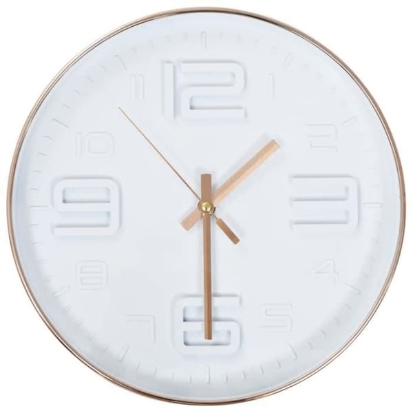 vidaXL Väckarklocka med kopparutseende 30,5 cm
