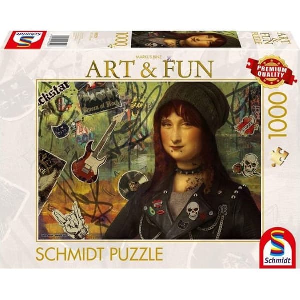 Puzzle Schmidt - 58529 - Spela Markus Binz Mona Lisa 2024 Pussel 1000 bitar Multicolor