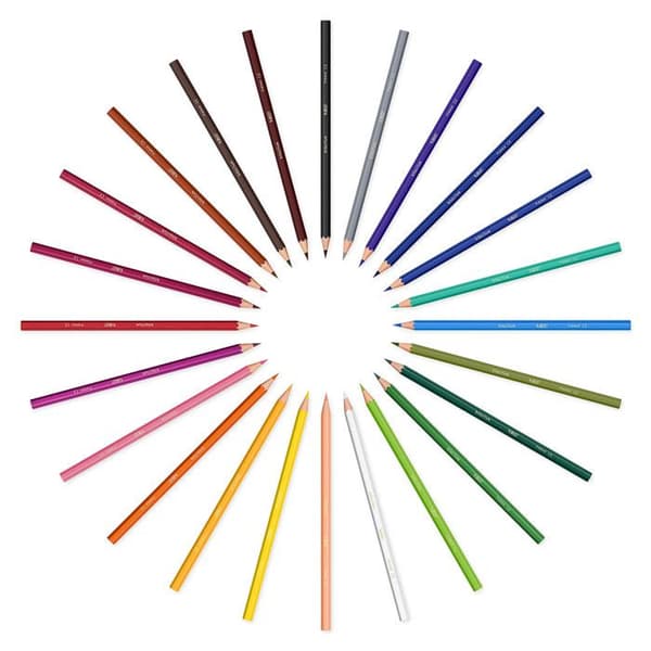 Färgpennor - BIC - ECOLUTION KIDS - 24 stycken - Flerfärgad - Barn 3+