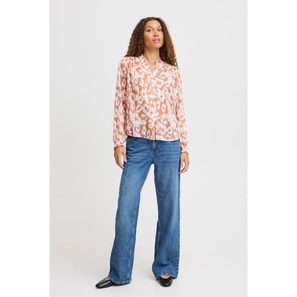 Kvinnors skjorta Pulz Jeans Saga