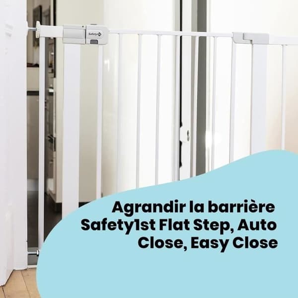 SAFETY 1ST Skyddsgrindsförlängning 7 cm Vitmetall