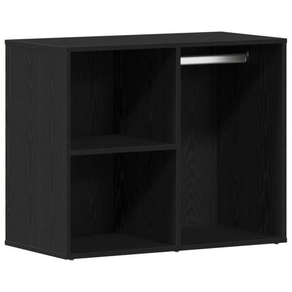 Köksförvaring i svart ek 80x40x65 cm