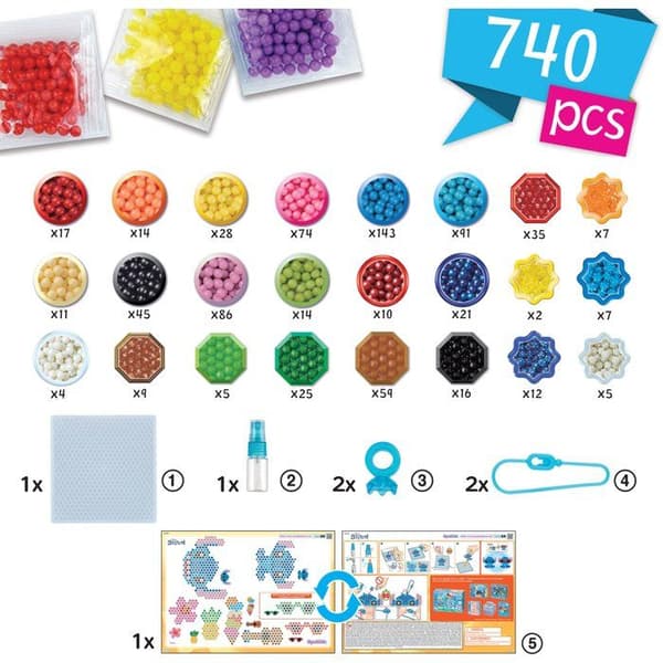 Stitch-kitet - AQUABEADS - 700 pärlor - Från 4 år