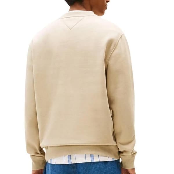Sweat Beige Man Tommy Hilfiger Reg Flag Crews