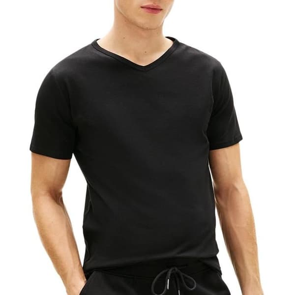 X3 T-shirts Svart Herr Tommy Hilfiger Stretch