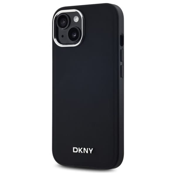 Skal för iPhone 15 Plus - DKNY - Hardcase Plain Logo - Svart - Optimal skydd - Elegant