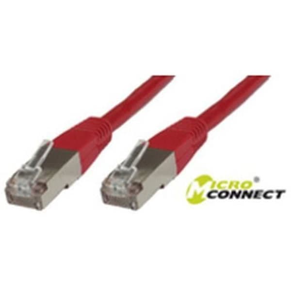 Nätverkskabel - MICRO CONNECT - CAT6 - 7 m - Hane/Hane - Röd