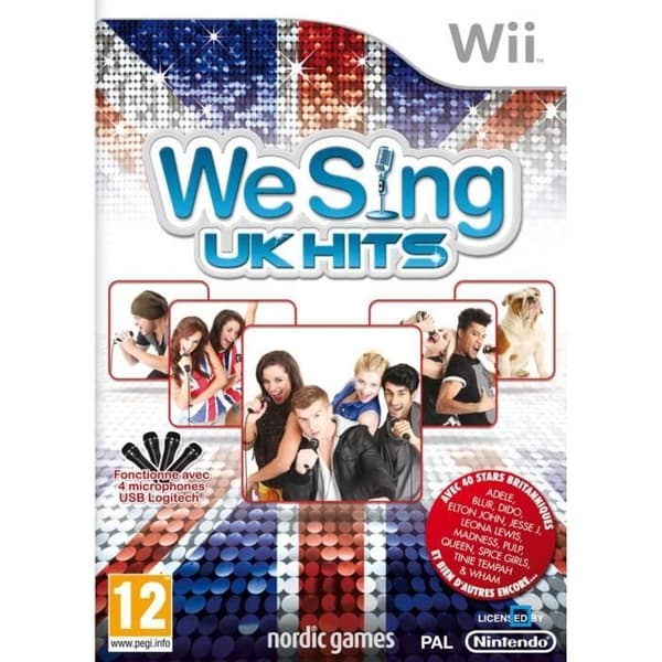WE SING UK HITS / Wii-konsolspel