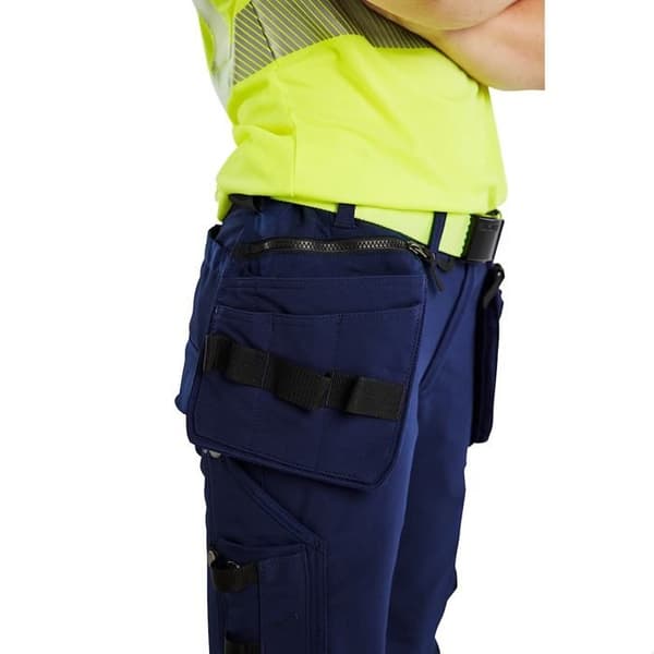 Högsynlig stretch 4D arbetsbyxa för kvinnor Blaklader