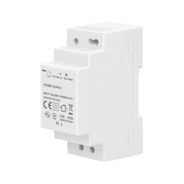 Strömförsörjning likströms 12v 2a 24w - 2 Moduler - Transformator 220v - 12v DC