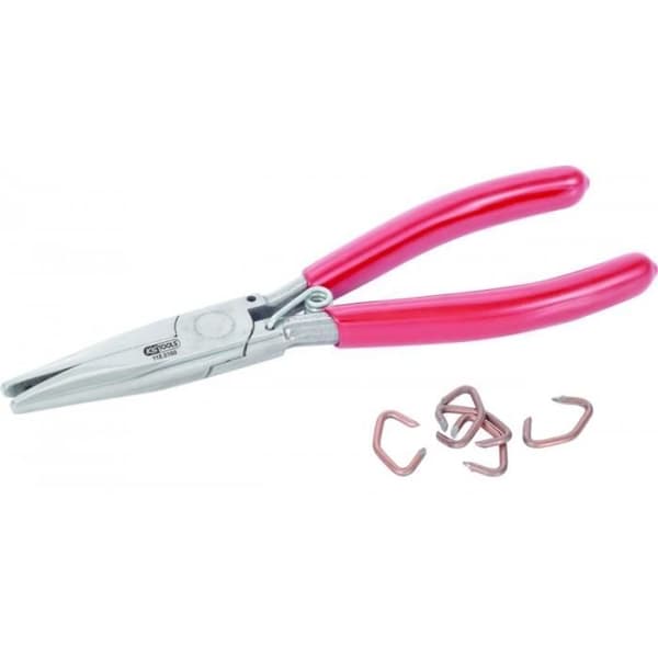 KS TOOLS 118.0160 Cushion Clip Tång Set, med 100 clips