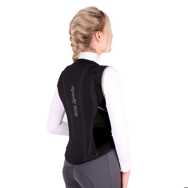 Ryggskydd ridning dam USG Precto Quick Fit - Svart - M