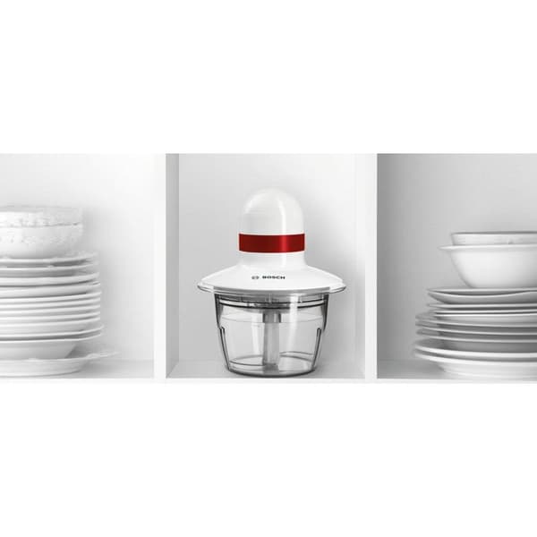 Universalhacker - Bosch - MMRP1000 - 400 W - 0,8 l - Vit plast/röd