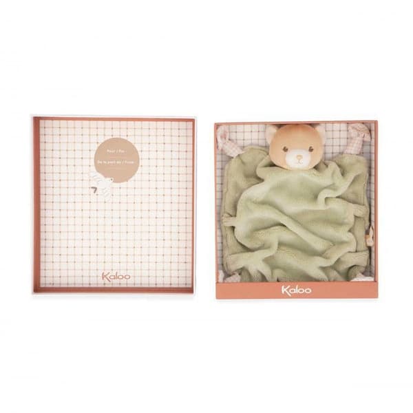 Doudou chiffon Björn Grön - KALOO - Gosedjur/Doudous - Beige