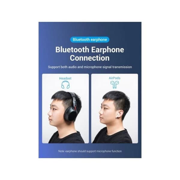 VENTION Bluetooth 5.0 USB Adapter - Svart