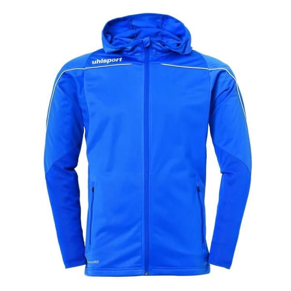 Uhlsport Stream 22 hoodie - blå/vit