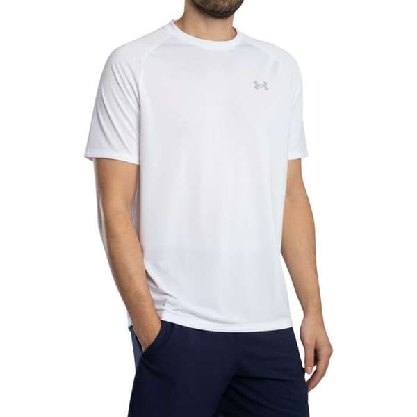T-shirt Herr - Under Armour - Tech 2.0 - Vit - Polyester - Korta ärmar