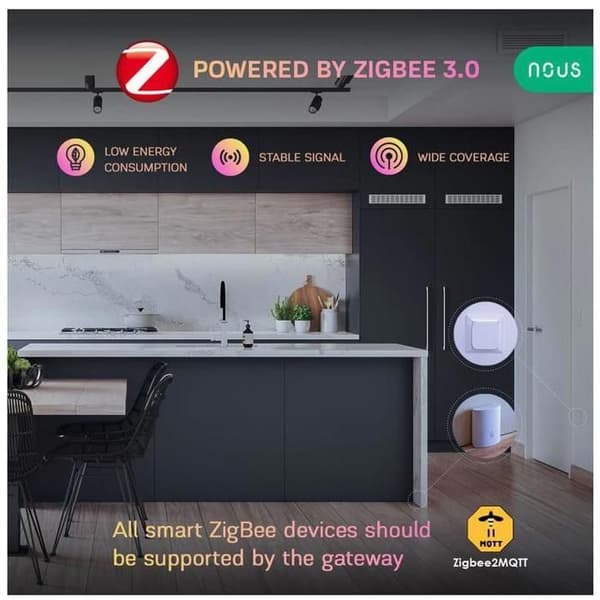 Vi E4 Zigbee Smart vattendetsensor