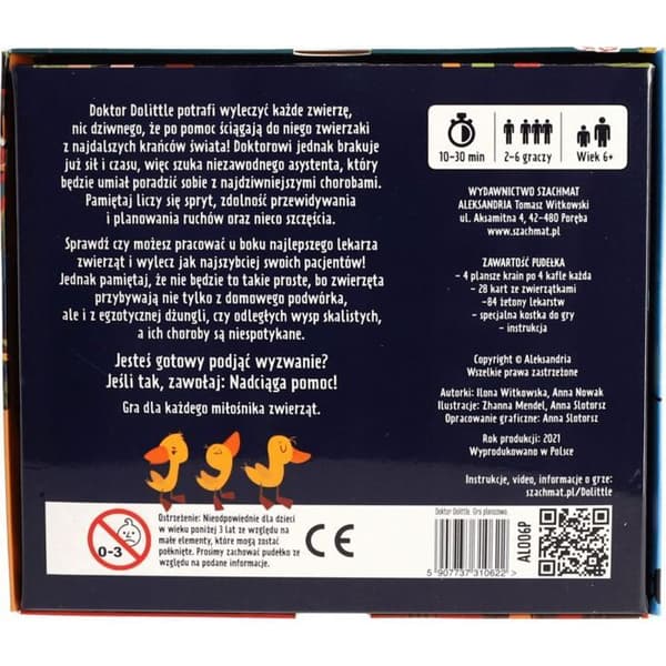 Mallette - multi-spel låda Schack-mat Dr. Dolittles schackspel