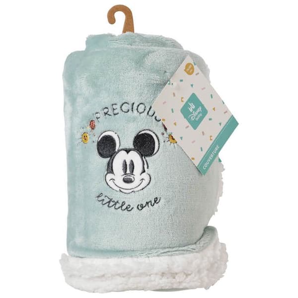 Babyfilt Nyfödd 75x100 cm i Polyester Mickey God Morgon