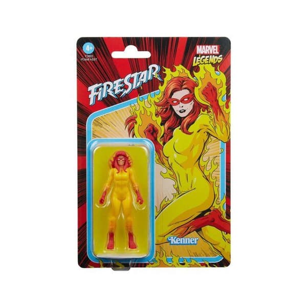 Hasbro Marvel Legends Retro Collection - Figur Firestar 10 cm
