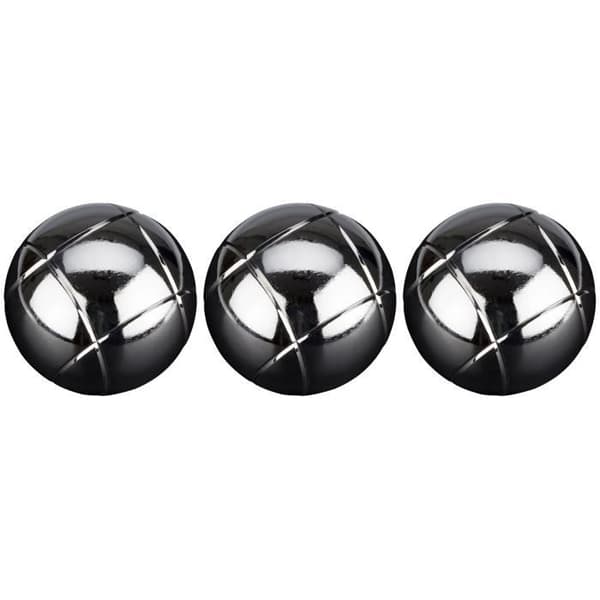 GET & GO Pack 3 boules de pétanque I enkel räffling