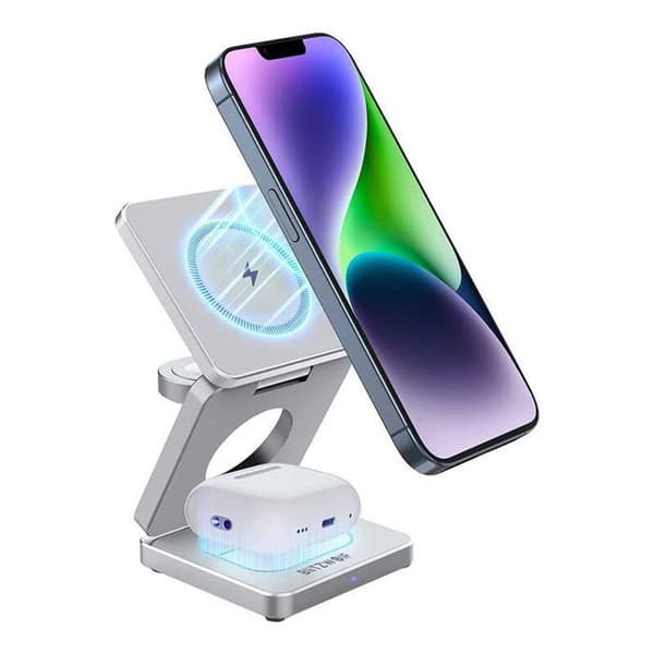 Blitzwolf telefonladdare trådlös 3 i 1 BW-IW30