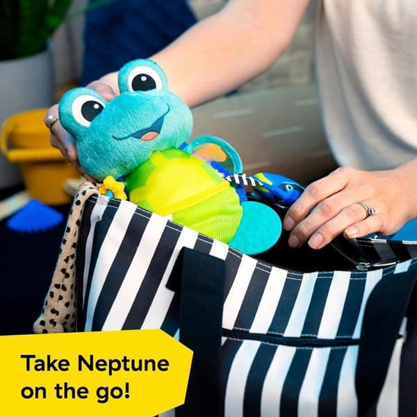 BABY EINSTEIN NEPTUNE Gosedjur baby sköldpadda, multisensorisk, babypresent 0M+