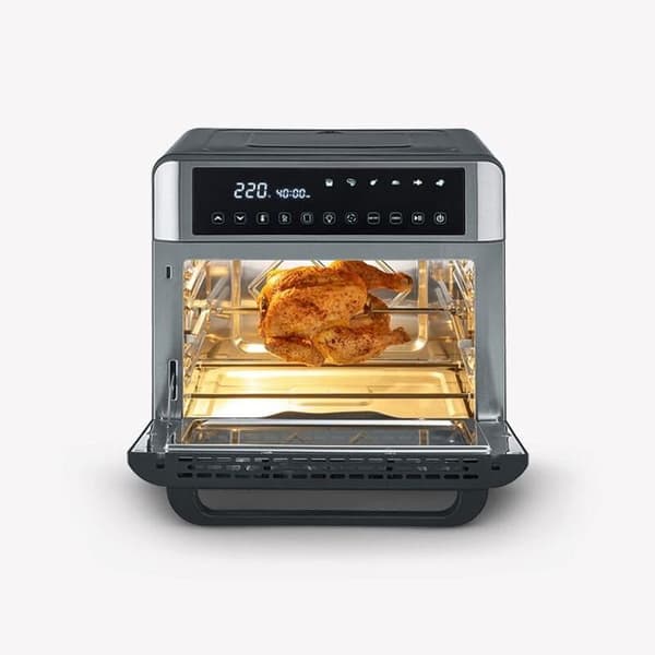 Severin Fyr och luftfritös 25l svart/silver - 2077