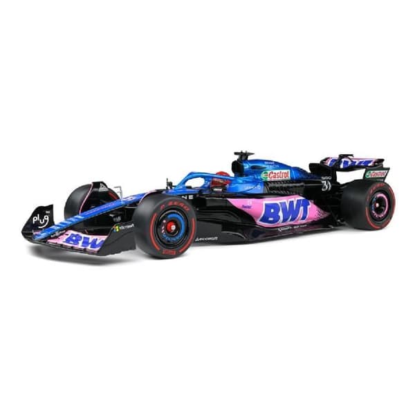 F1-bil Alpine A523 2023 1/43 - Ocon #31 - Premiumförpackning med hjälm