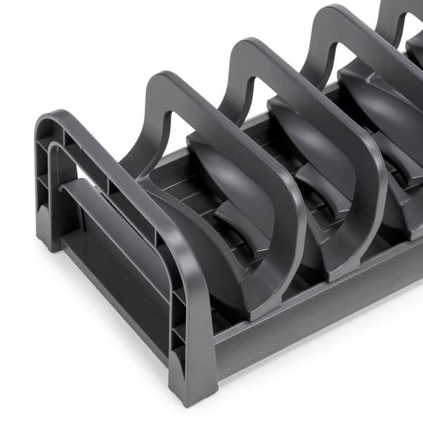 Stödpaket för låda - Emuca - 120x470 mm - Aluminium - Plast - Grafitgrå