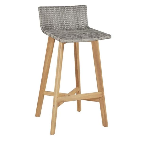 vidaXL Utomhusmatgrupp 5 delar Solid akaciaträ 44221