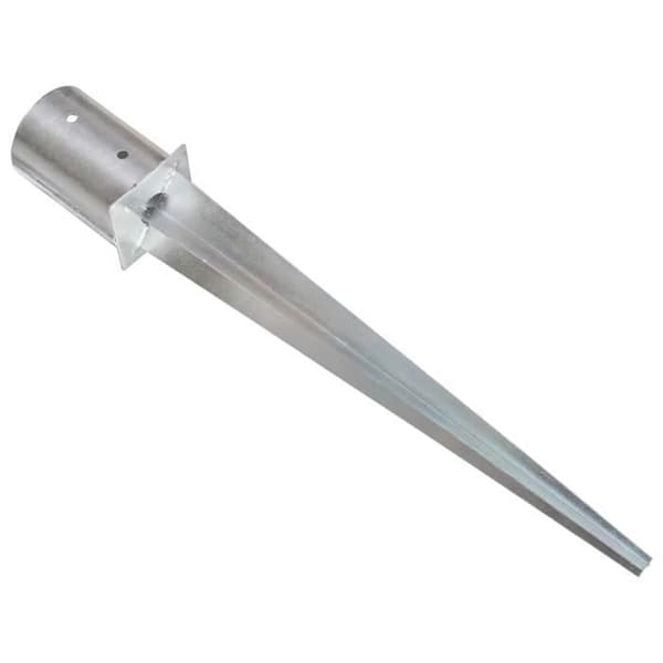 vidaXL Ground Stakes 6 st Silver 10x76 cm Galvaniserat stål