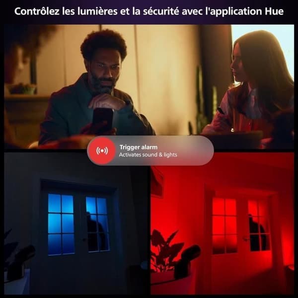 Utomhus laddkabel - Philips Hue - CSA-2DA - 5 m - 24 V - Svart
