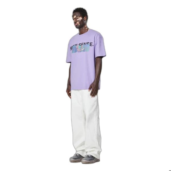 T-shirt 9N1M SENSE Logotyp Chrome