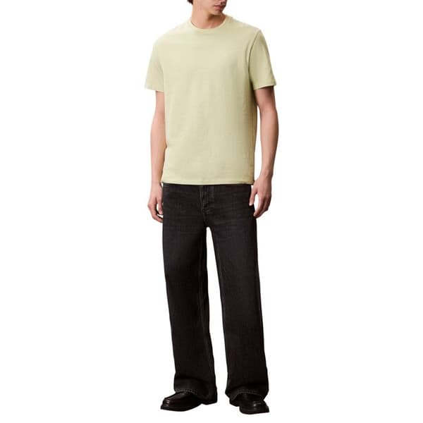Grön T-shirt för män Clavin Klein Smooth