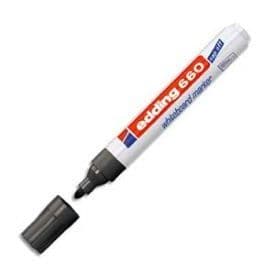 Penna - EDDING - E 660 - Kulspets - Svart - Paket med 10 st